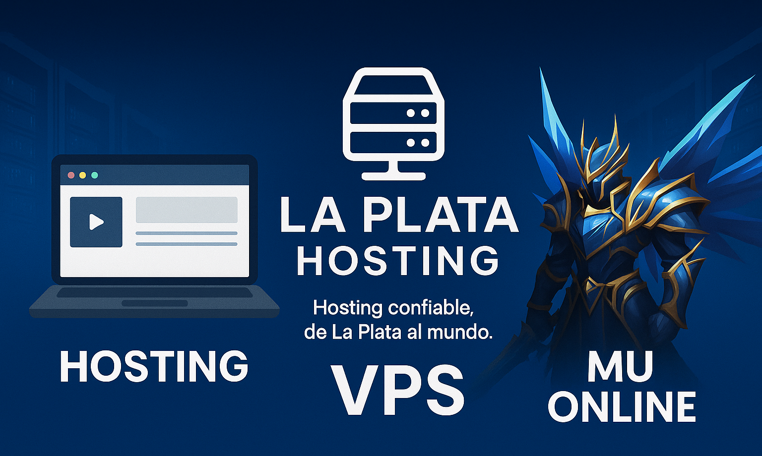 LAPLATA Hosting - VPS Gaming infrastructure with specialized MU Online server configuration